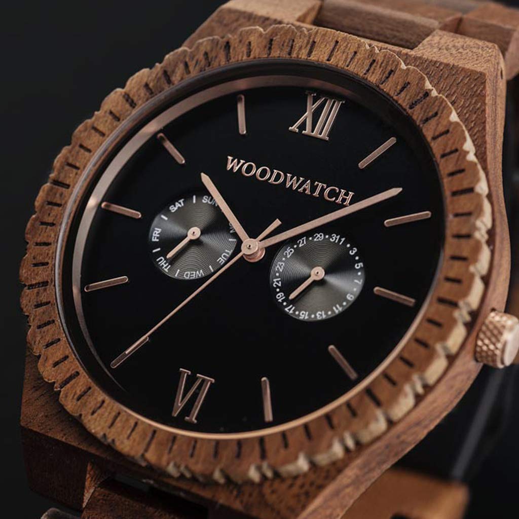 WoodWatch Classic Dark Orion orologio acacia nero