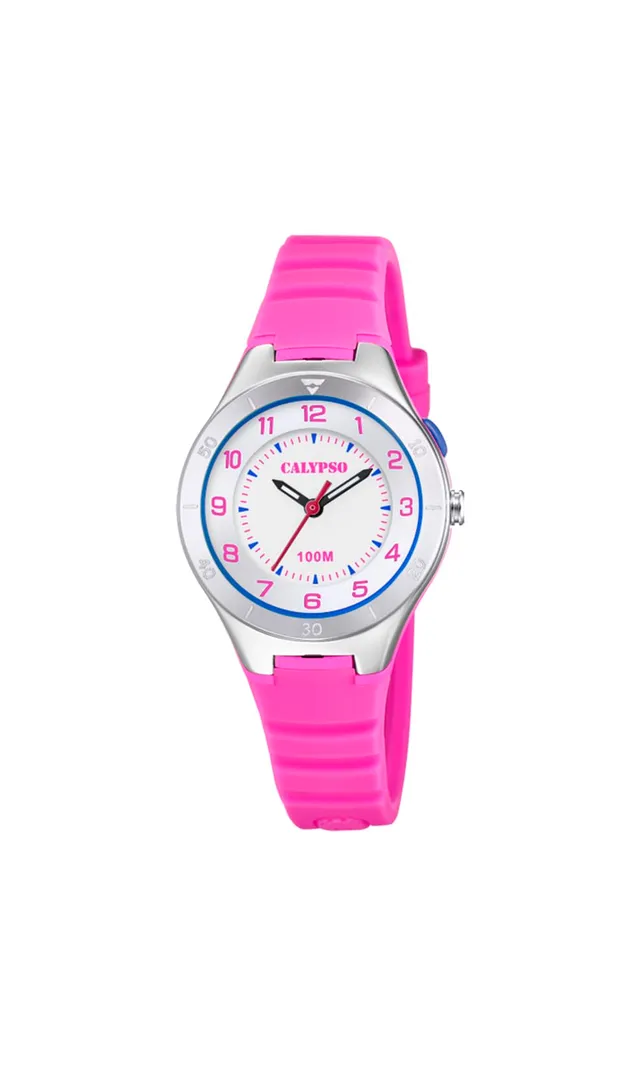 Calypso Junior K5800/2 orologio bambina rosa 10 ATM luce
