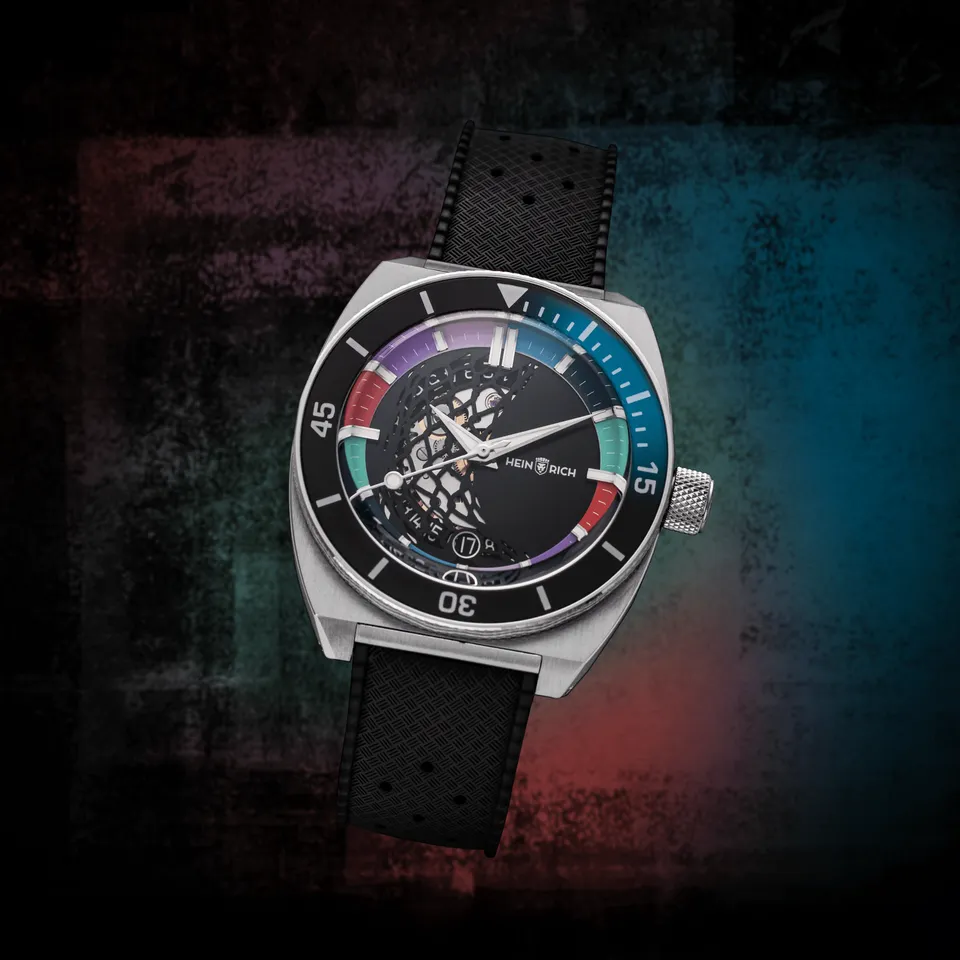 Heinrich Taucher Jeroo Edition orologio FKM nero edizione limitata