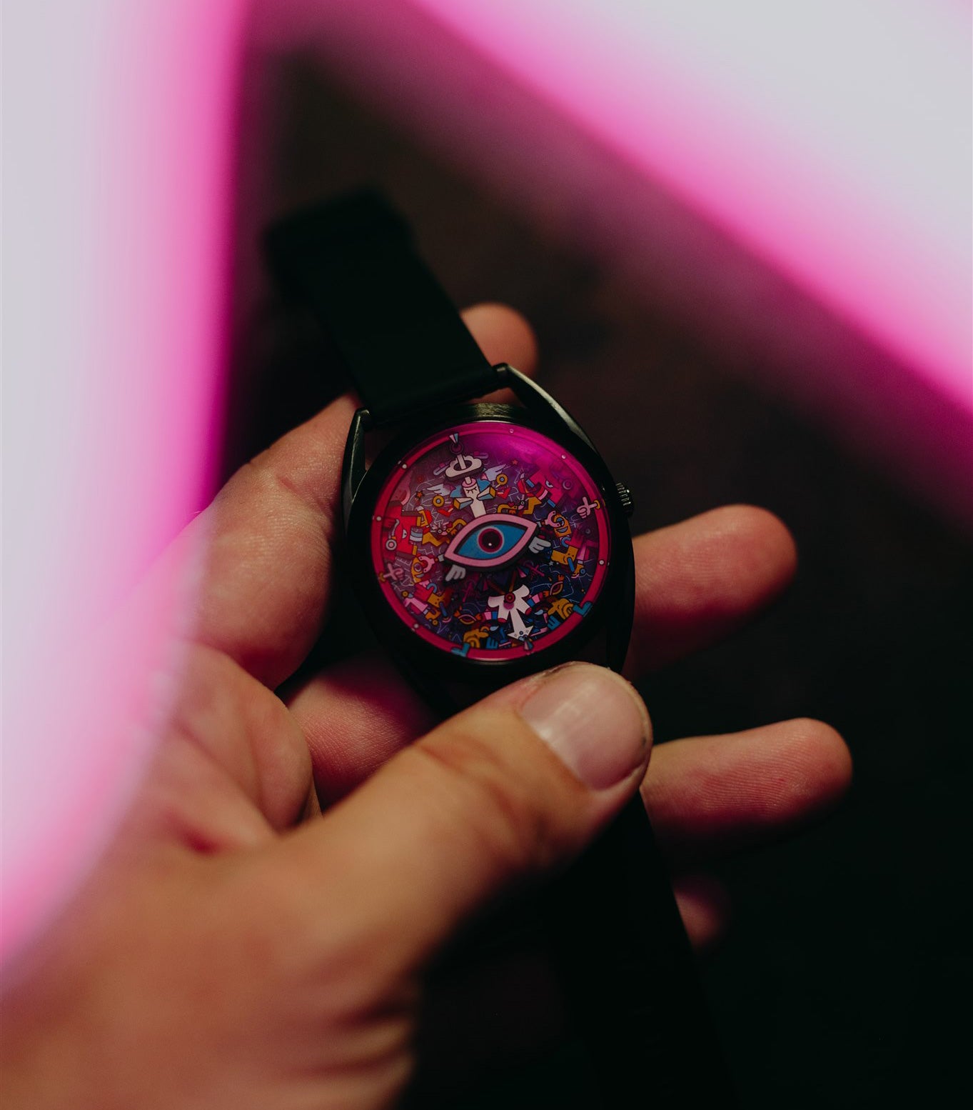 Mr Jones Watches Khaosify orologio 37mm nero quarzo svizzero