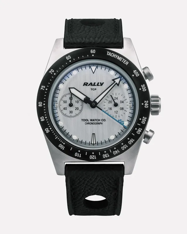 Tool Watch Co. Rally Chronograph orologio blu Blue on Silver