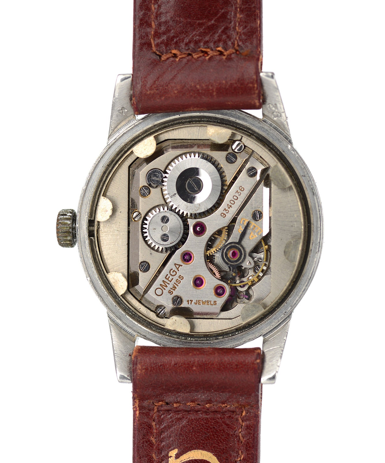 Omega R17.8 Chronometer orologio vintage 30mm 1942