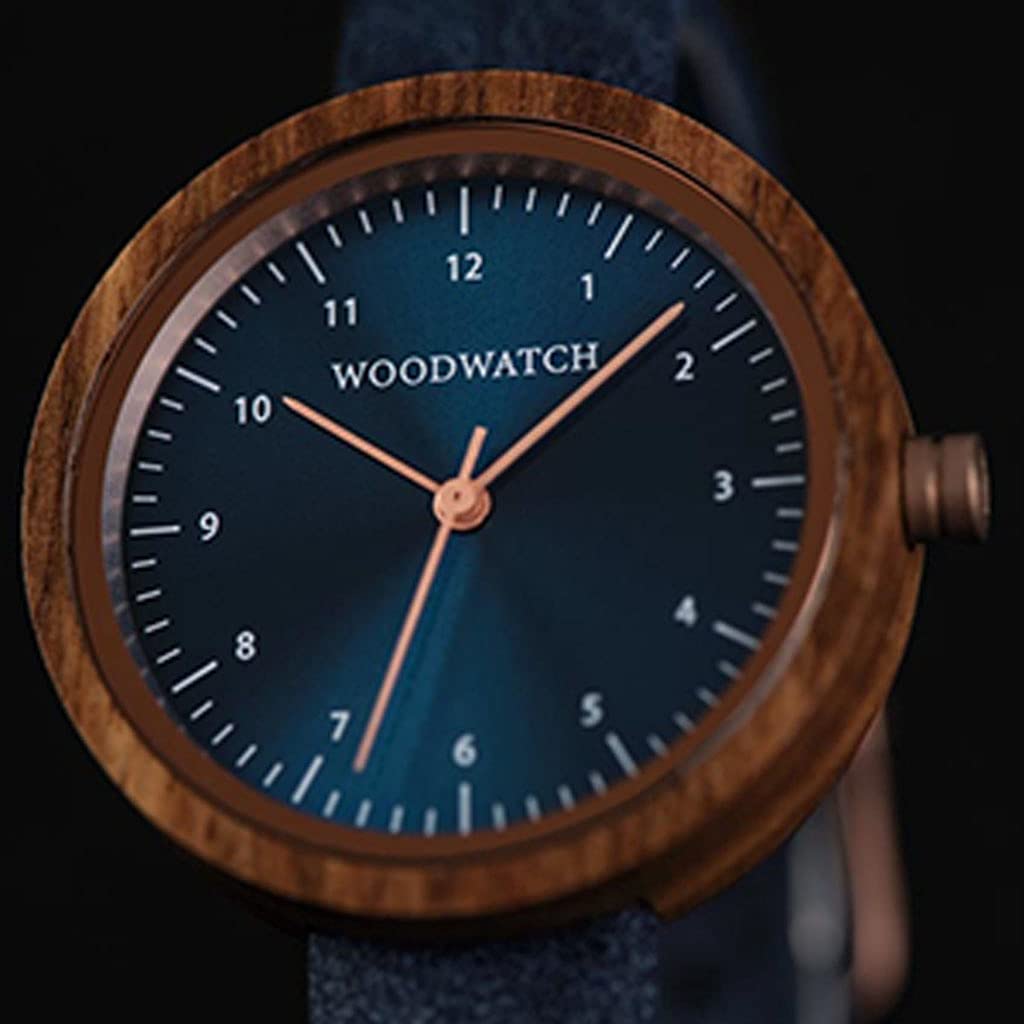 WoodWatch Nordic Malmo Navy orologio donna 36mm blu