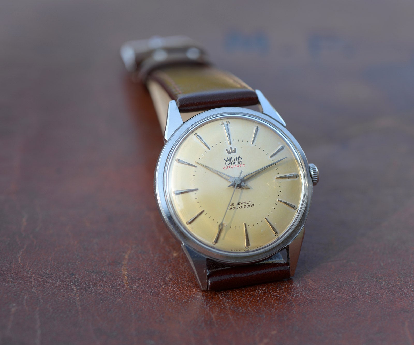 Smiths Everest Automatico orologio acciaio anni 60