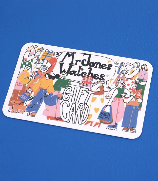 Mr Jones Watches Main Collection gift card carta regalo 25 sterline