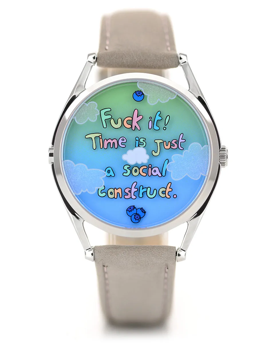 Mr Jones Watches Blueberry Late Remixed orologio minimal