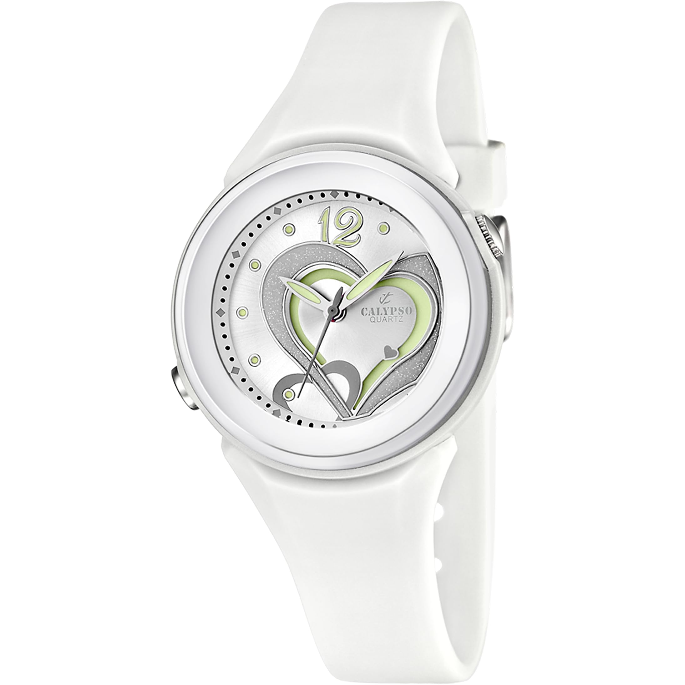 Calypso Basic K5576/1 Orologio Donna Bianco 10 ATM