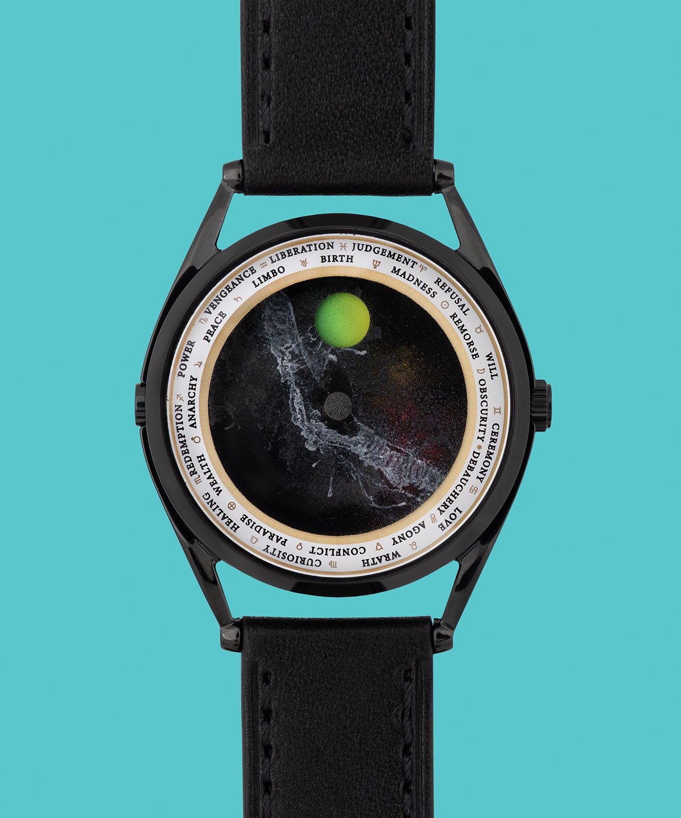Mr Jones Printers Edition Dawn West Dusk East orologio luna colorata