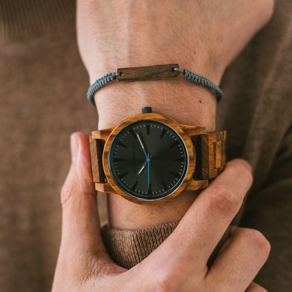 WoodWatch Classic Reveler Kosso orologio uomo legno 45mm