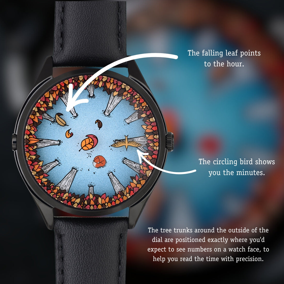 Mr Jones Watches A perfectly useless morning orologio nero 37mm quarzo