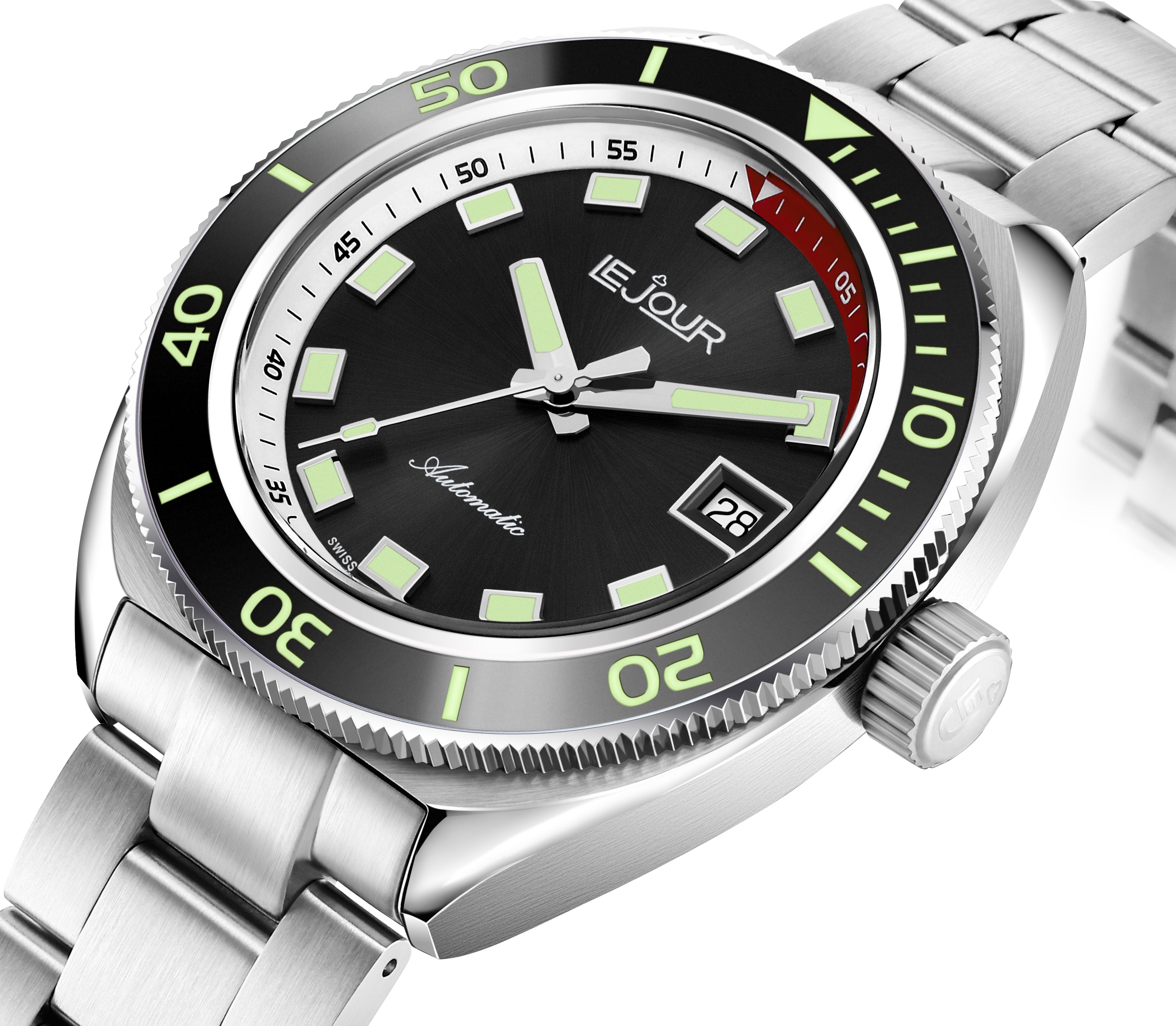 LeJour Hammerhead LJ-HH-001 orologio diver nero automatico