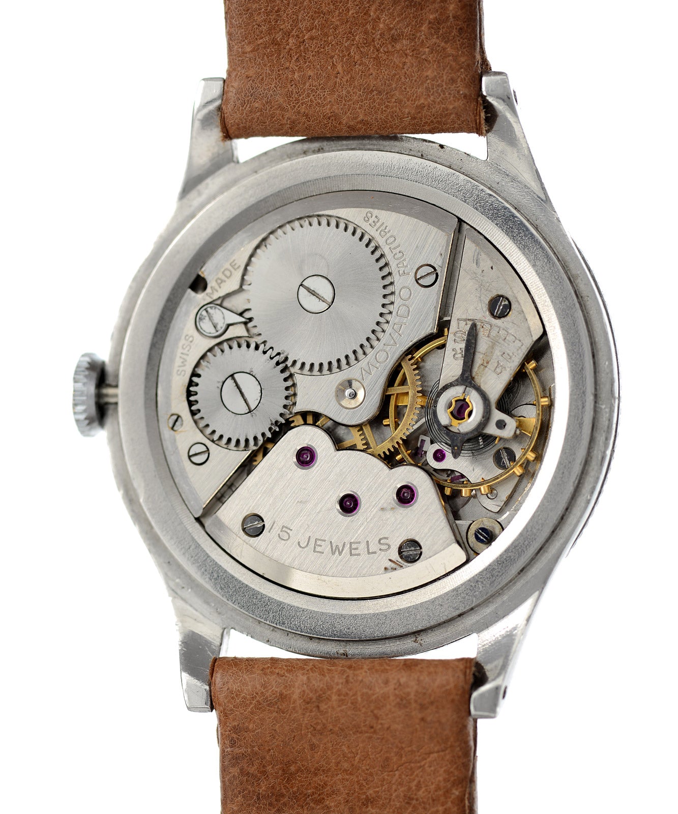 Movado Polygraph orologio world time 36mm acciaio