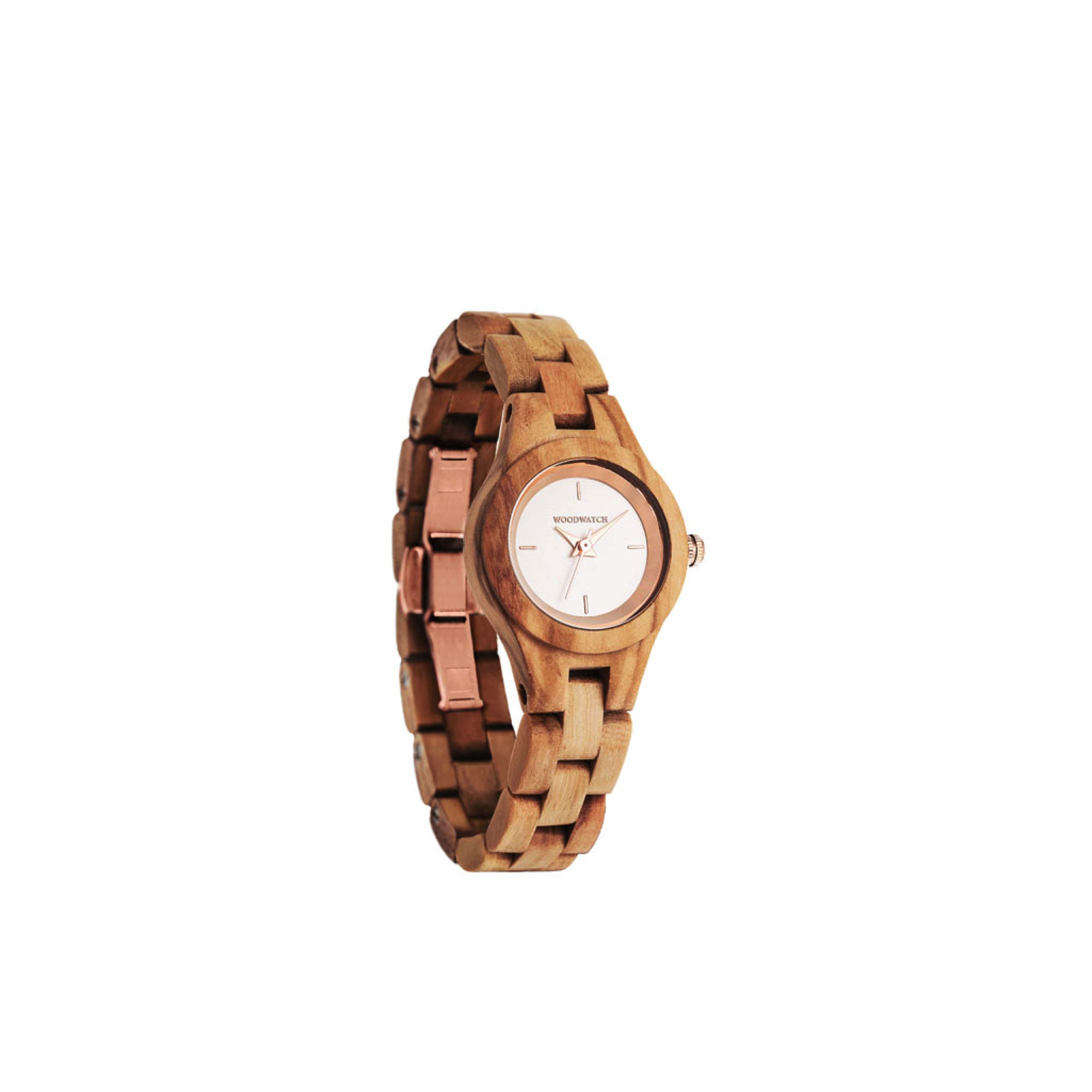 WoodWatch Flora Blossom orologio legno donna premium