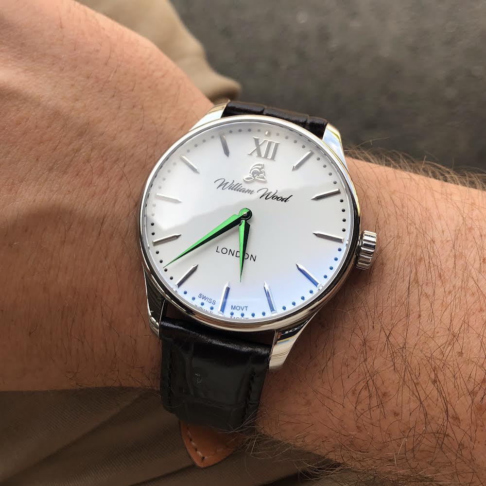 William Wood Chivalrous Peacock Edition Orologio Quarzo 41mm Verde