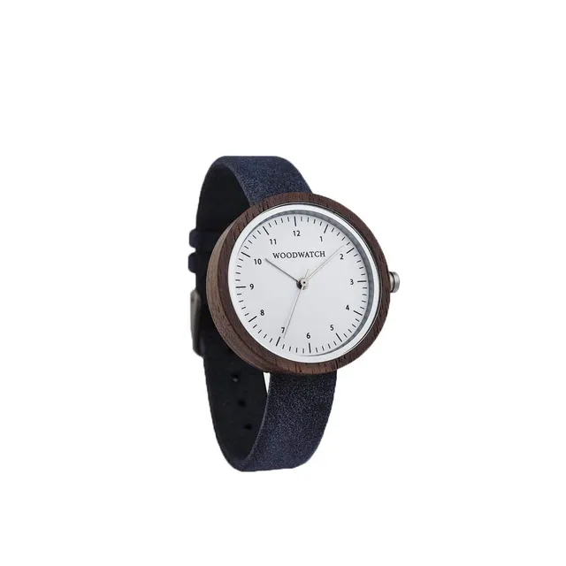 WoodWatch Nordic Stockholm orologio legno 36 mm pelle