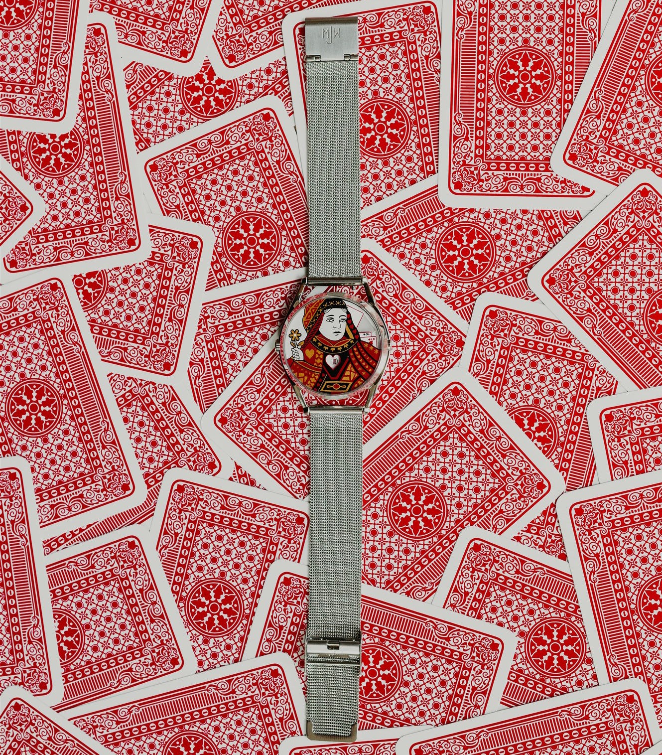 Mr Jones Queen orologio carte da gioco donna Londra