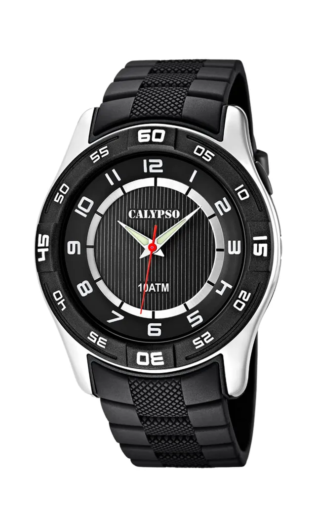 Calypso Basic K6062/4 orologio uomo nero resina 47 mm