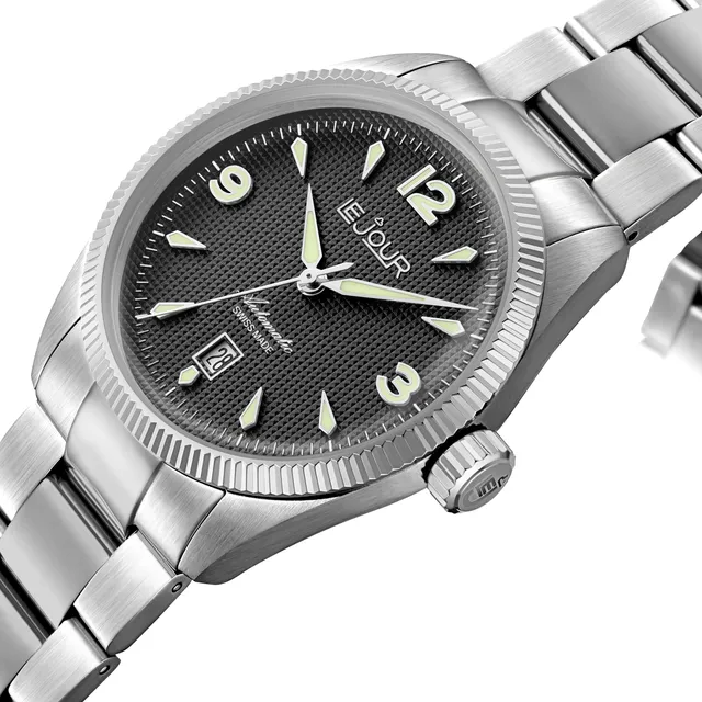 LeJour Brooklyn LJ-BR-001 orologio automatico nero 40mm
