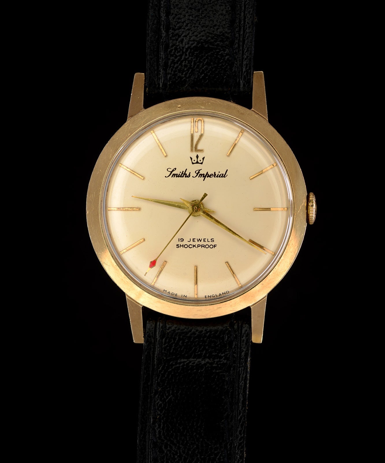 Smiths Imperial 1957 orologio vintage oro 9ct