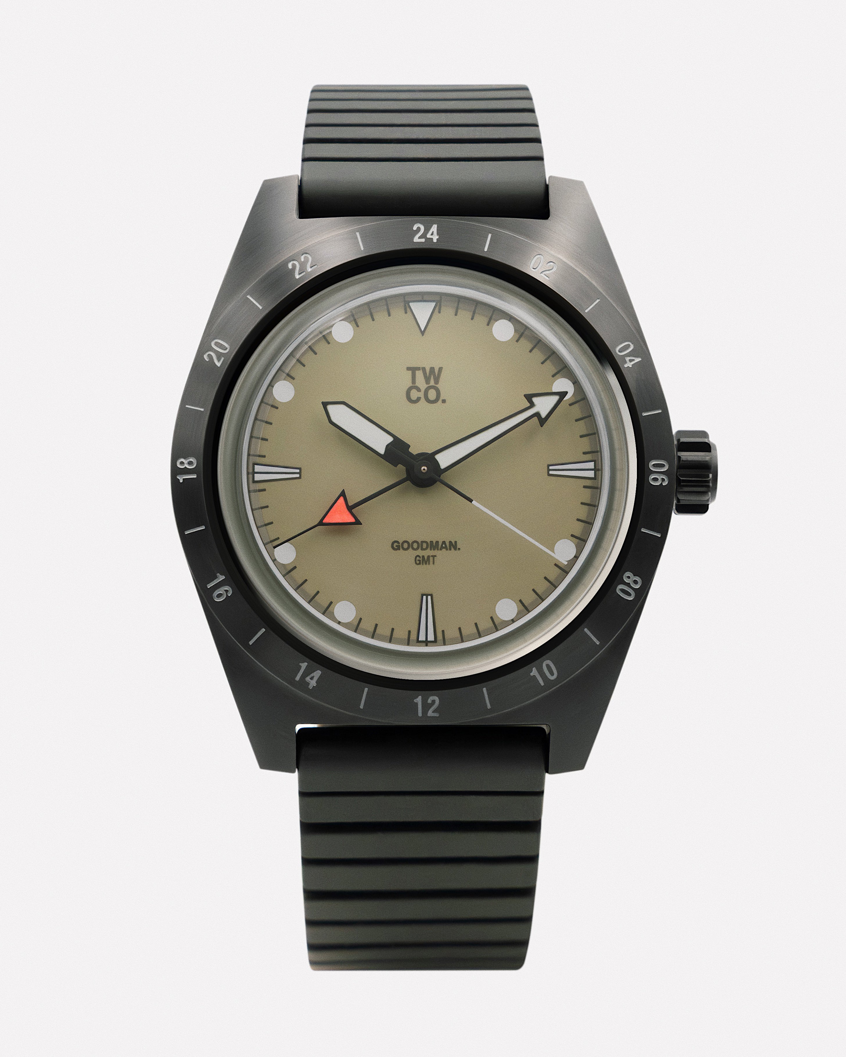 Tool Watch Co. TWCO. Goodman GMT orologio GMT Tactical PVD