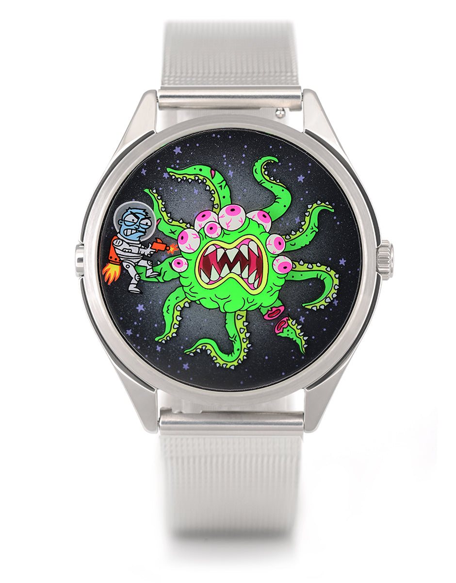 Mr Jones Watches Monster Melter 3000 orologio 37mm argento quarzo