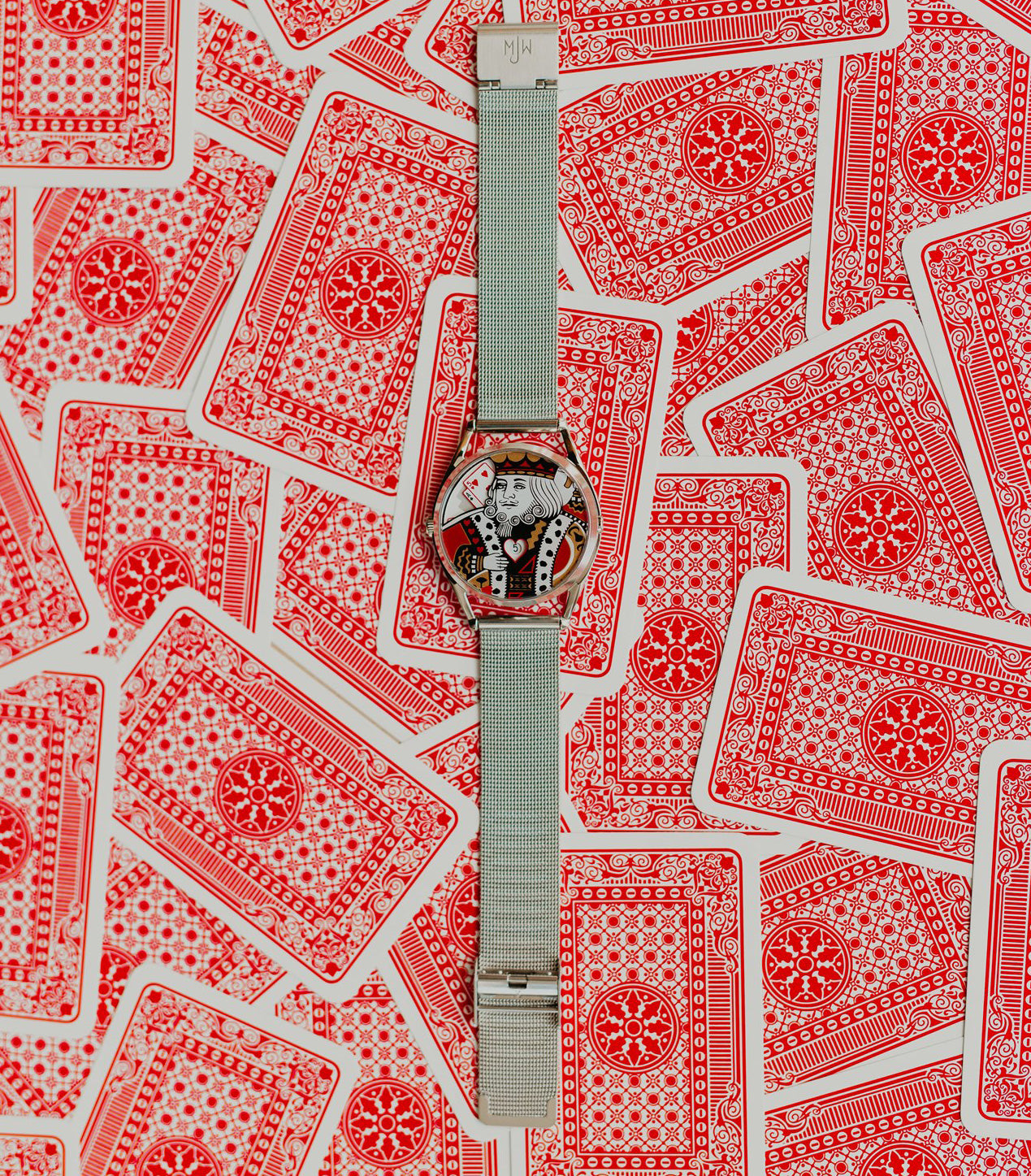 Mr Jones King orologio carte da gioco Re di Cuori