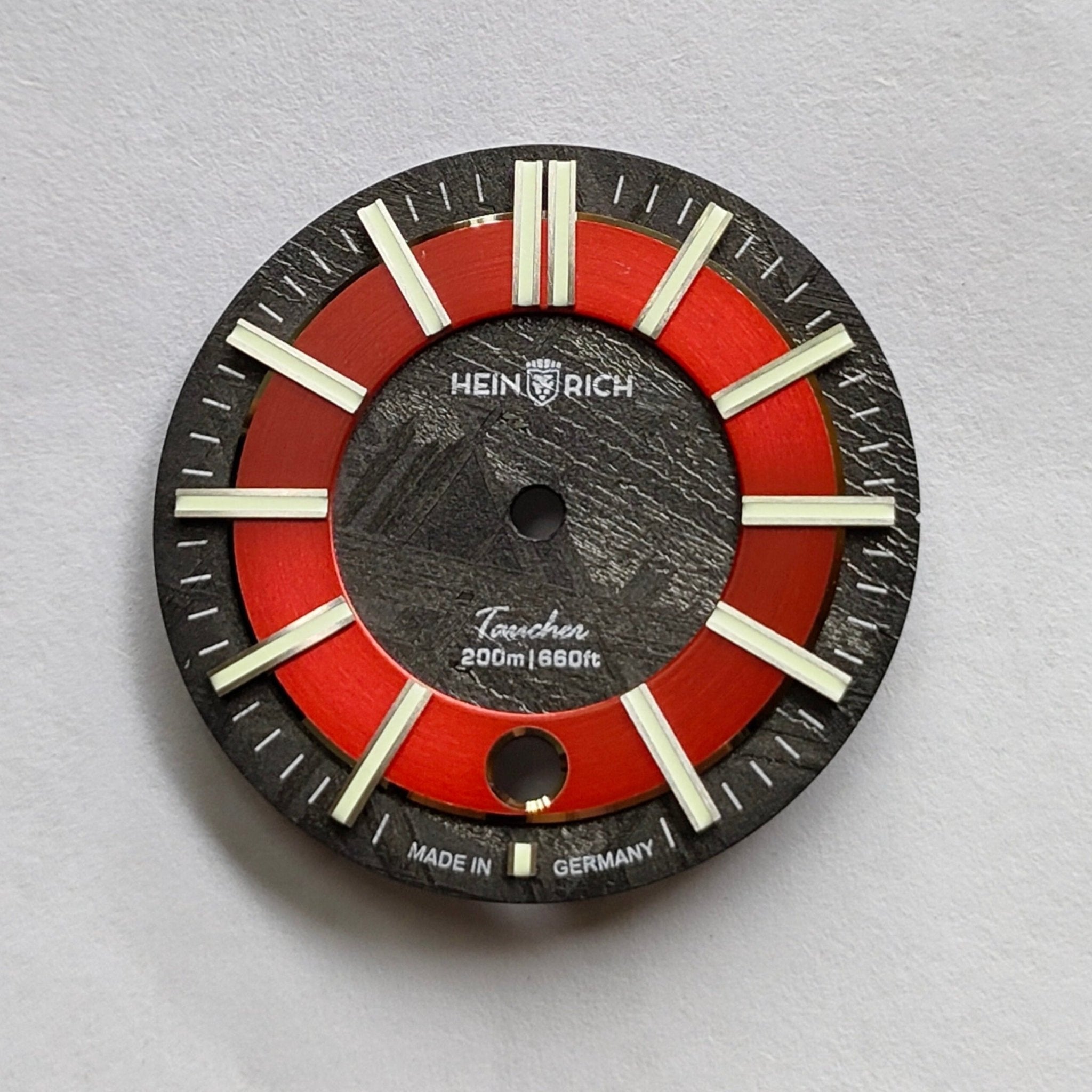 Heinrich Taucher 2 orologio automatico meteorite con data 41mm