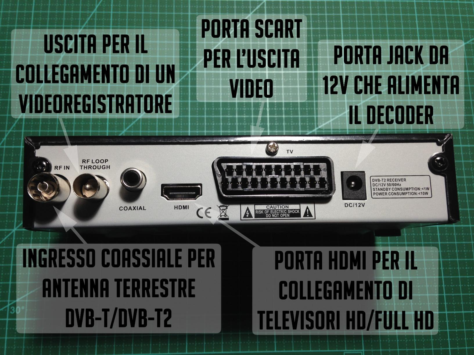 Strom 505 decoder digitale terrestre DVB-T2 HD H.265
