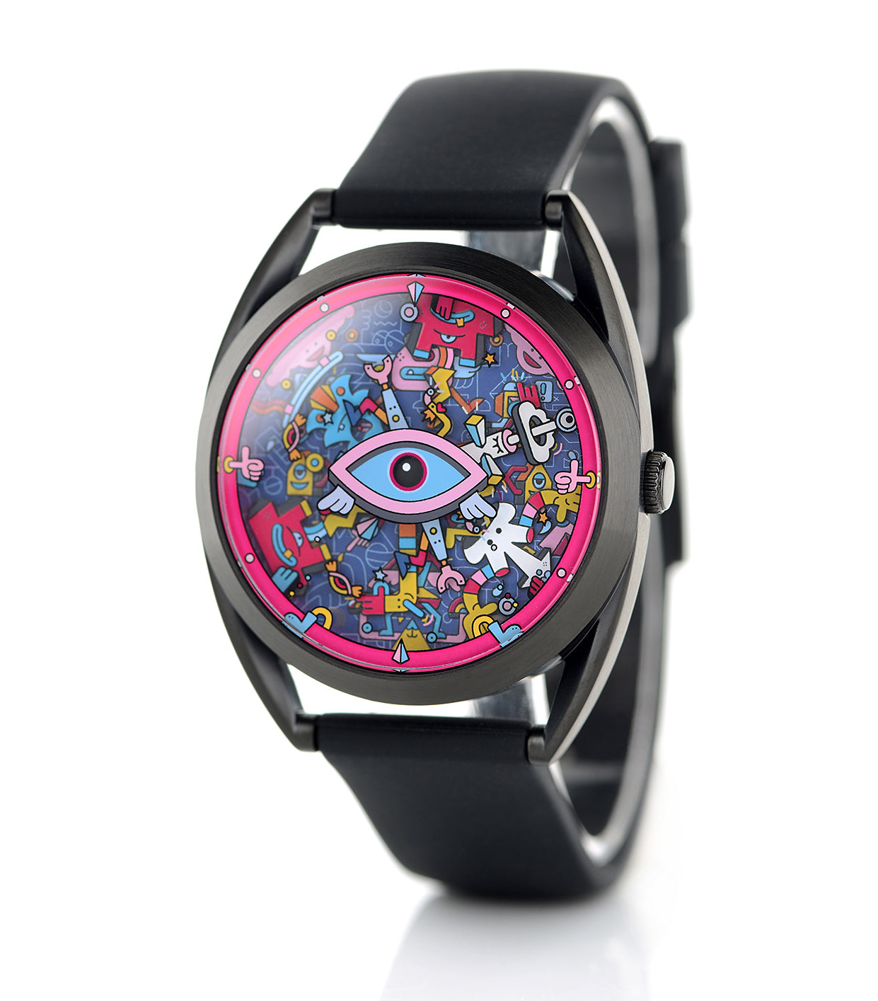 Mr Jones Watches Khaosify orologio 37mm nero quarzo svizzero