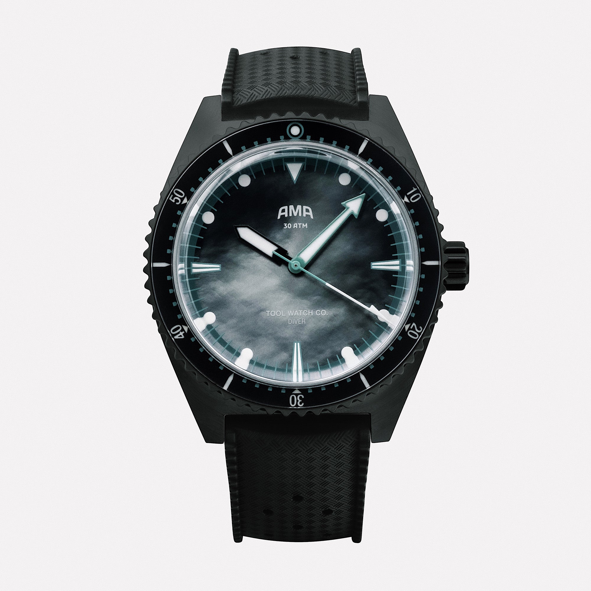 Tool Watch Co. AMA Diver orologio Night Dive nero