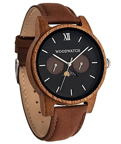 WoodWatch Classic Maverick Pecan orologio legno uomo