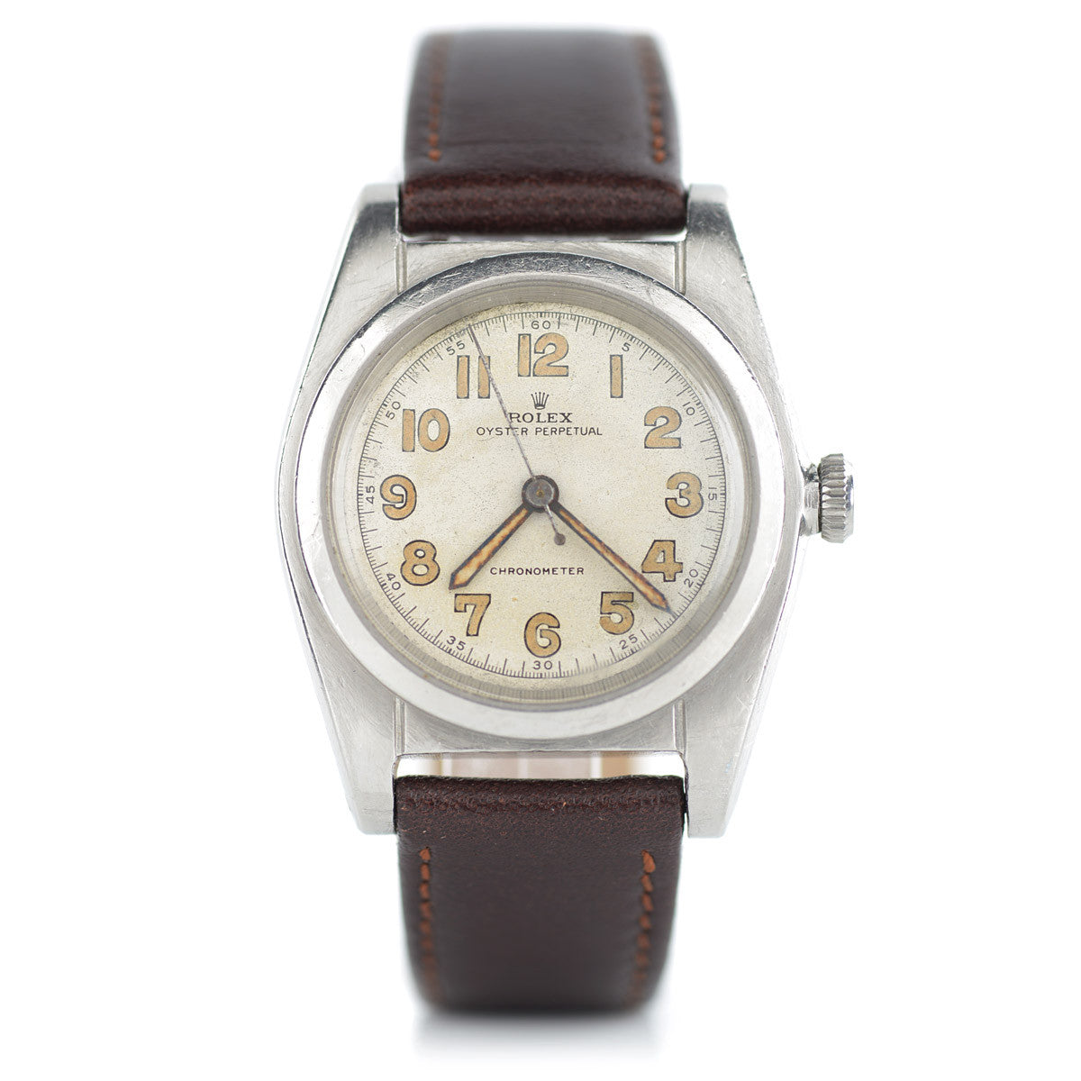 Mr Jones Watches Vintage Rolex Bubbleback orologio automatico 1945