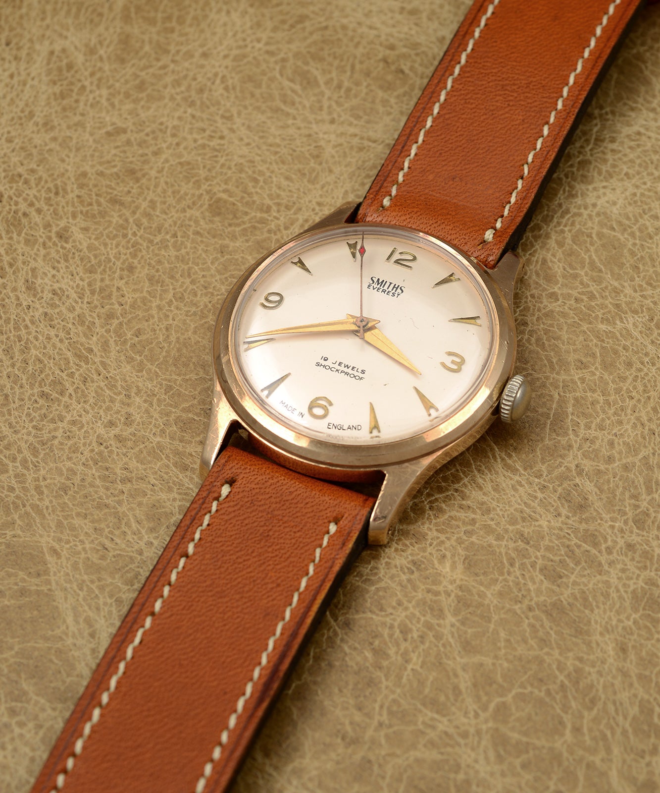 Smiths Everest Aquatite orologio oro 9 carati 1961