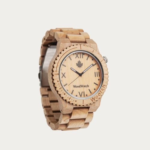 Woodwatch Classic Wootch Maple orologio in legno acero quarzo