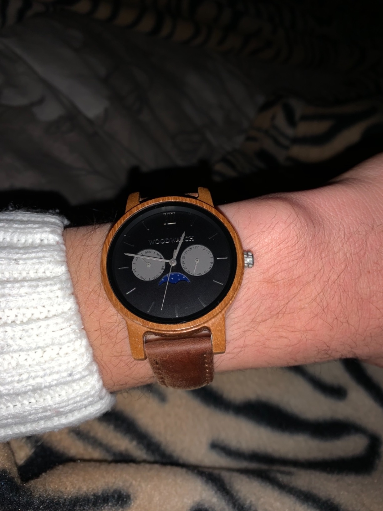 WoodWatch Classic Maverick Pecan orologio legno uomo