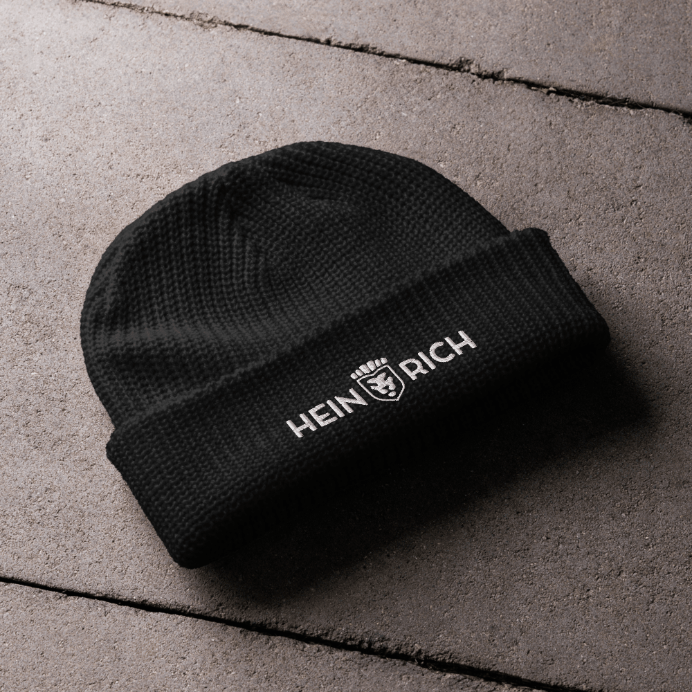 Heinrich Clothing Fishermen Beanie berretto a coste acrilico