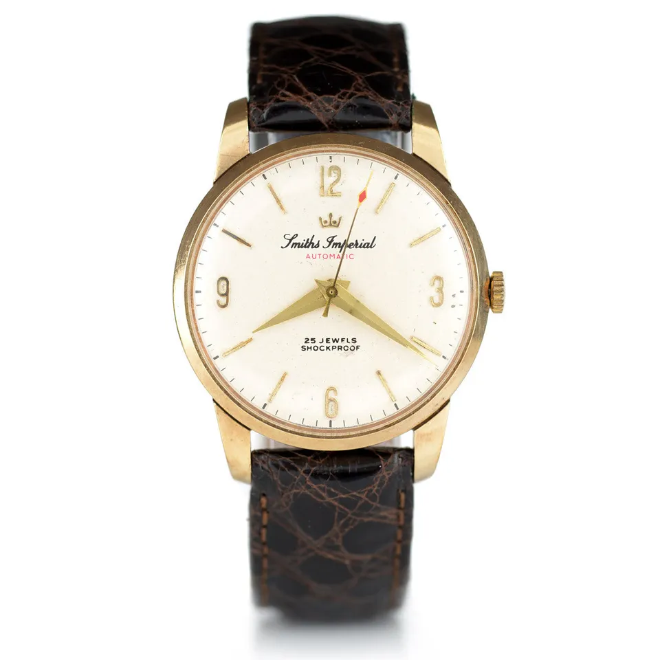 Smiths Imperial Automatic orologio vintage oro 9 carati 1961