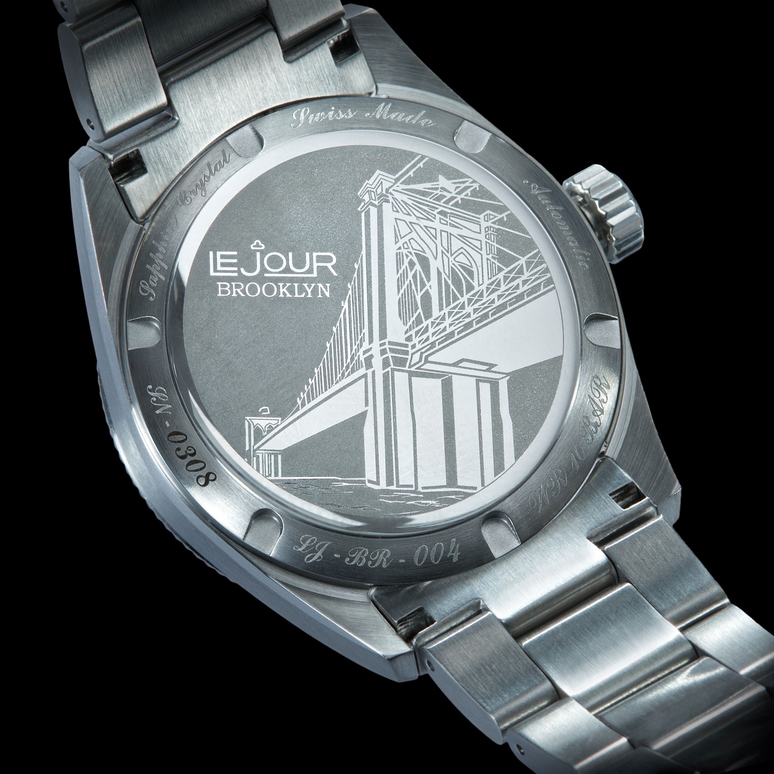 LeJour Brooklyn LJ-BR-002 orologio acciaio blu 40 mm