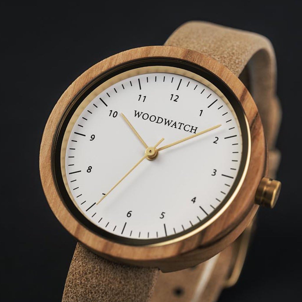 WoodWatch Nordic Copenhagen orologio legno 36 mm pelle