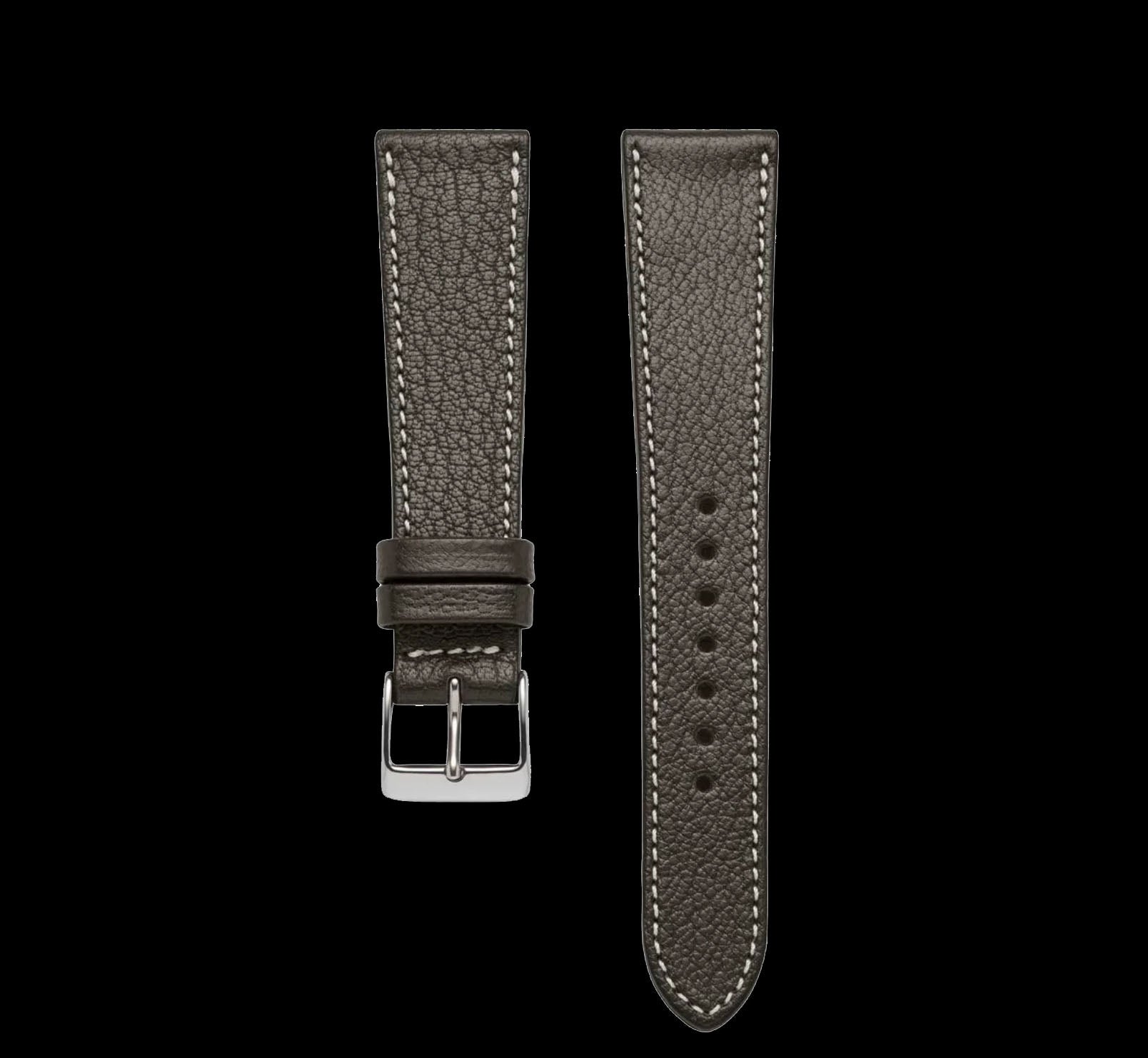 Heinrich cinturino pelle 20mm nero turchese capra
