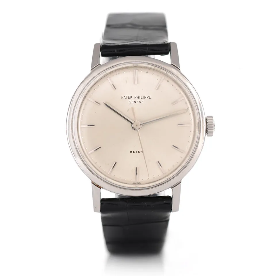 Patek Philippe 3483 orologio acciaio 35mm 1963