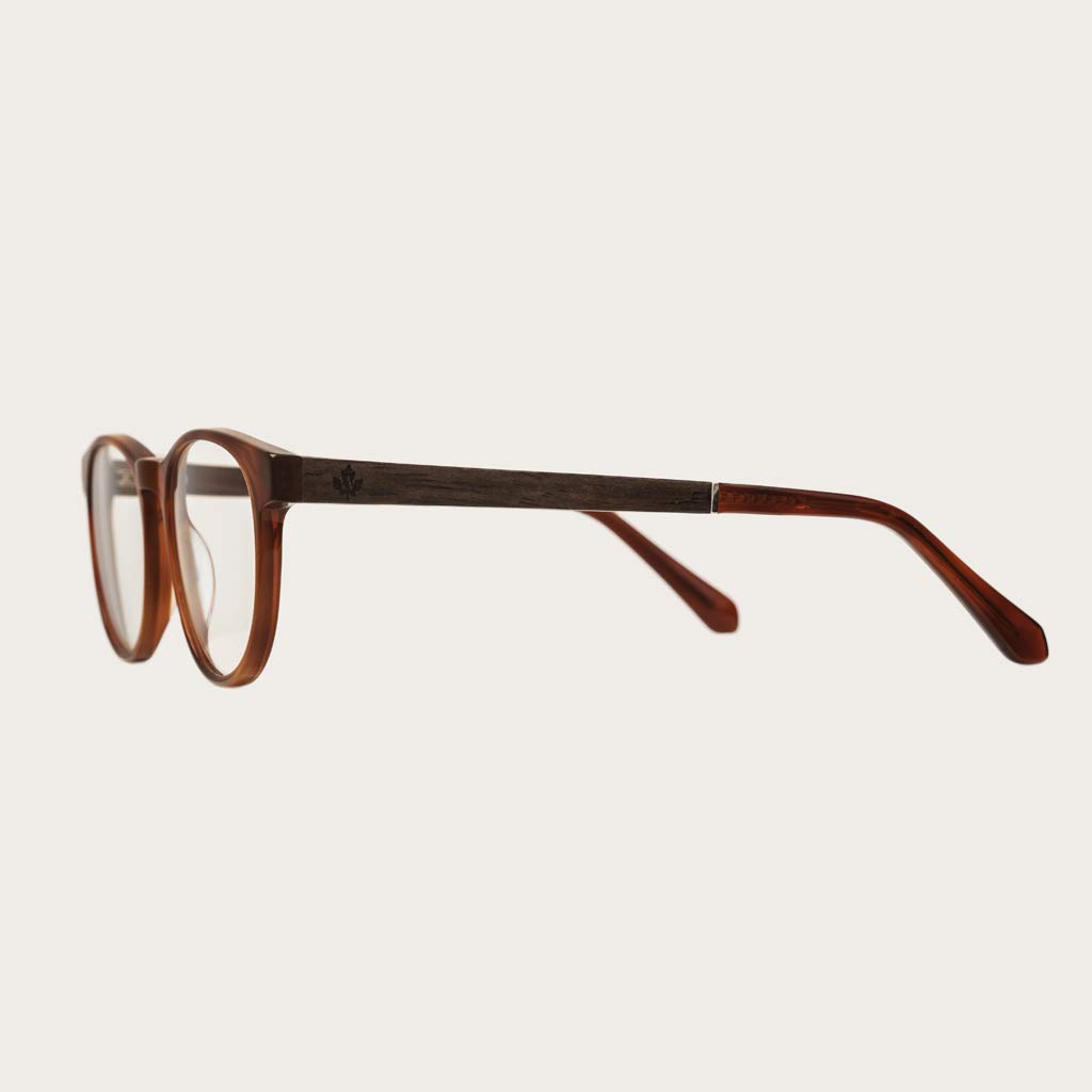 Woodwatch Ellipse Classic Havanas occhiali luce blu havana