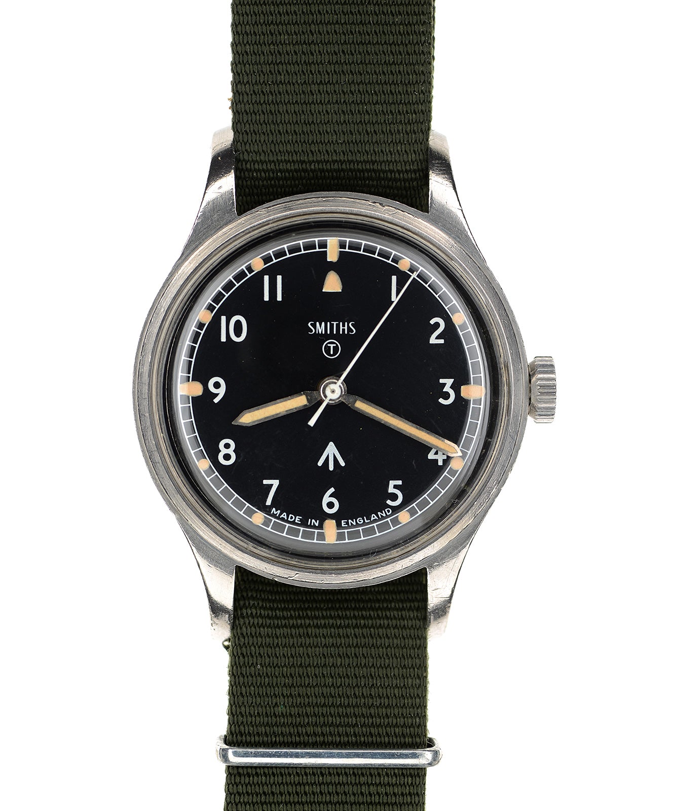 Smiths W10 1968 orologio militare acciaio nero