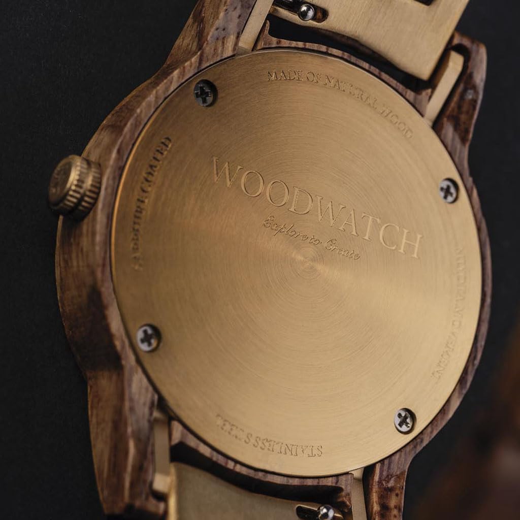 WoodWatch Classic Sailor Orologio Uomo Legno Bracciale