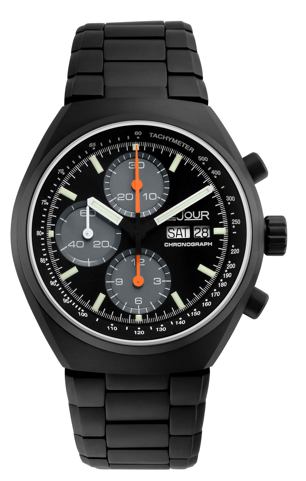 LeJour Mark I LJ-MI-003 orologio cronografo nero automatico