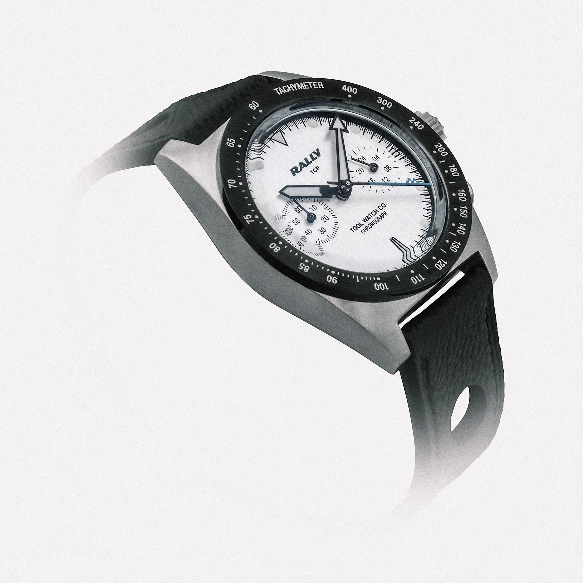 Tool Watch Co. Rally Chronograph orologio blu Blue on Silver
