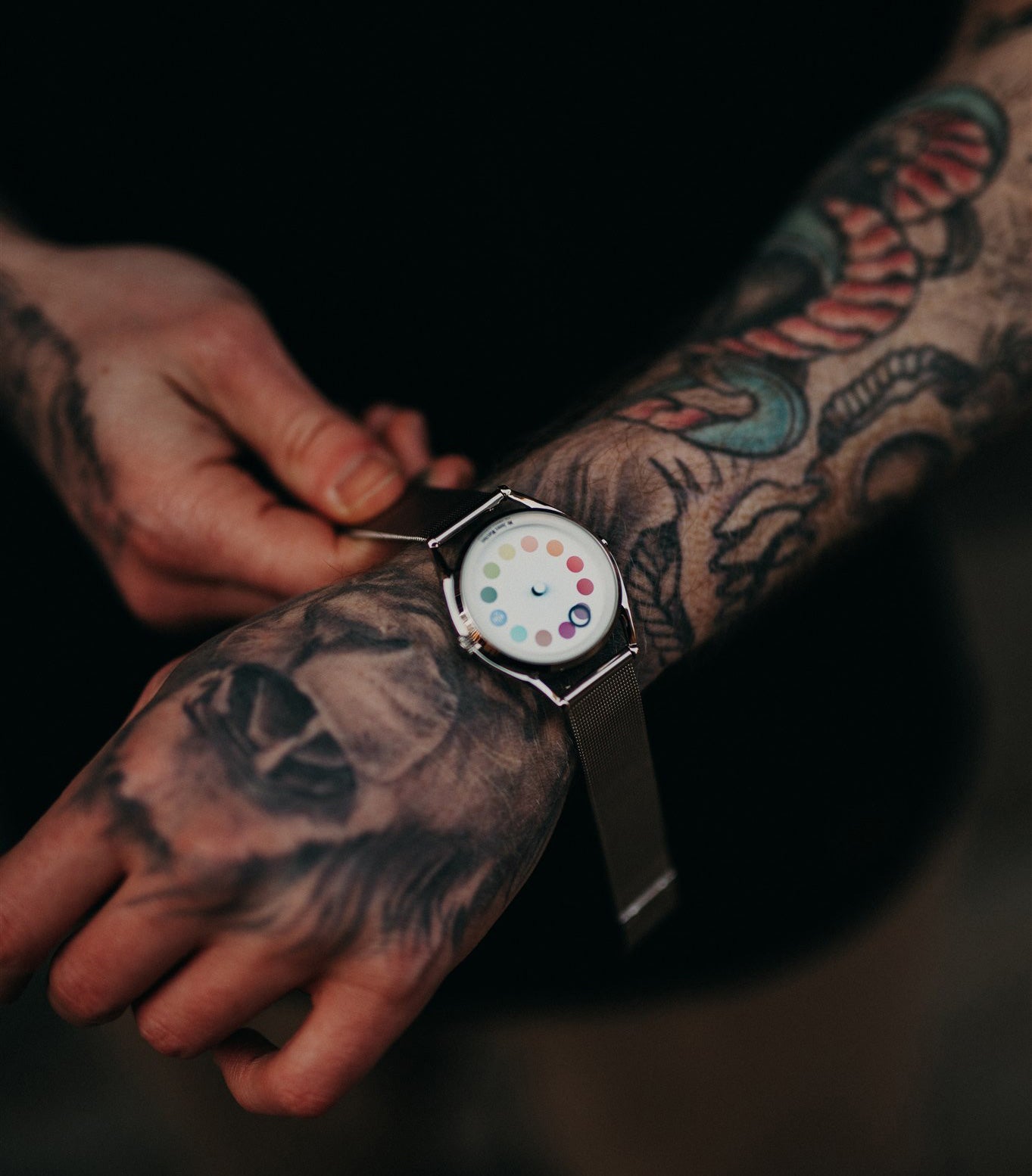 Mr Jones Cyclops orologio design senza lancette