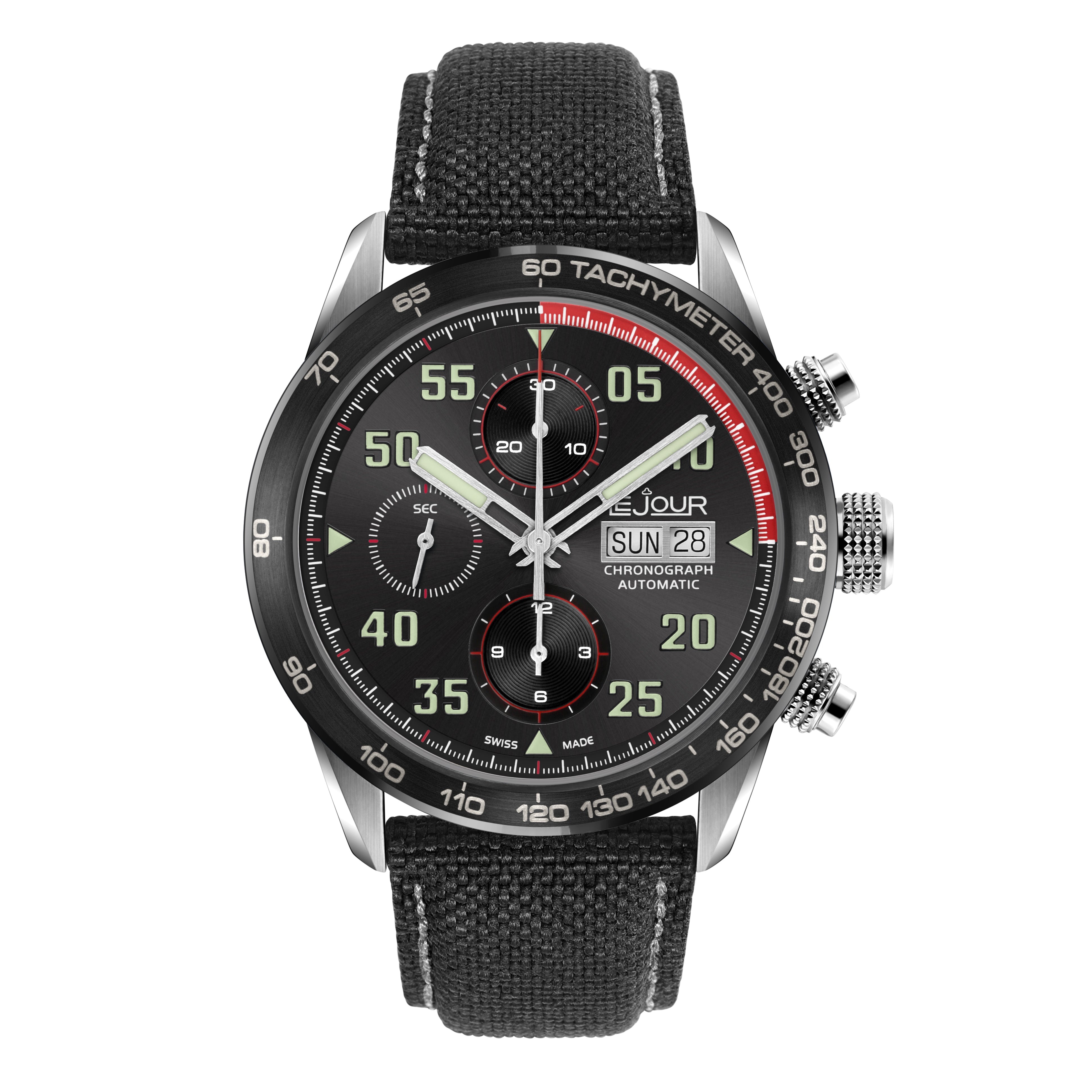 LeJour RD Chrono LJ-RD-001 orologio cronografo nero automatico