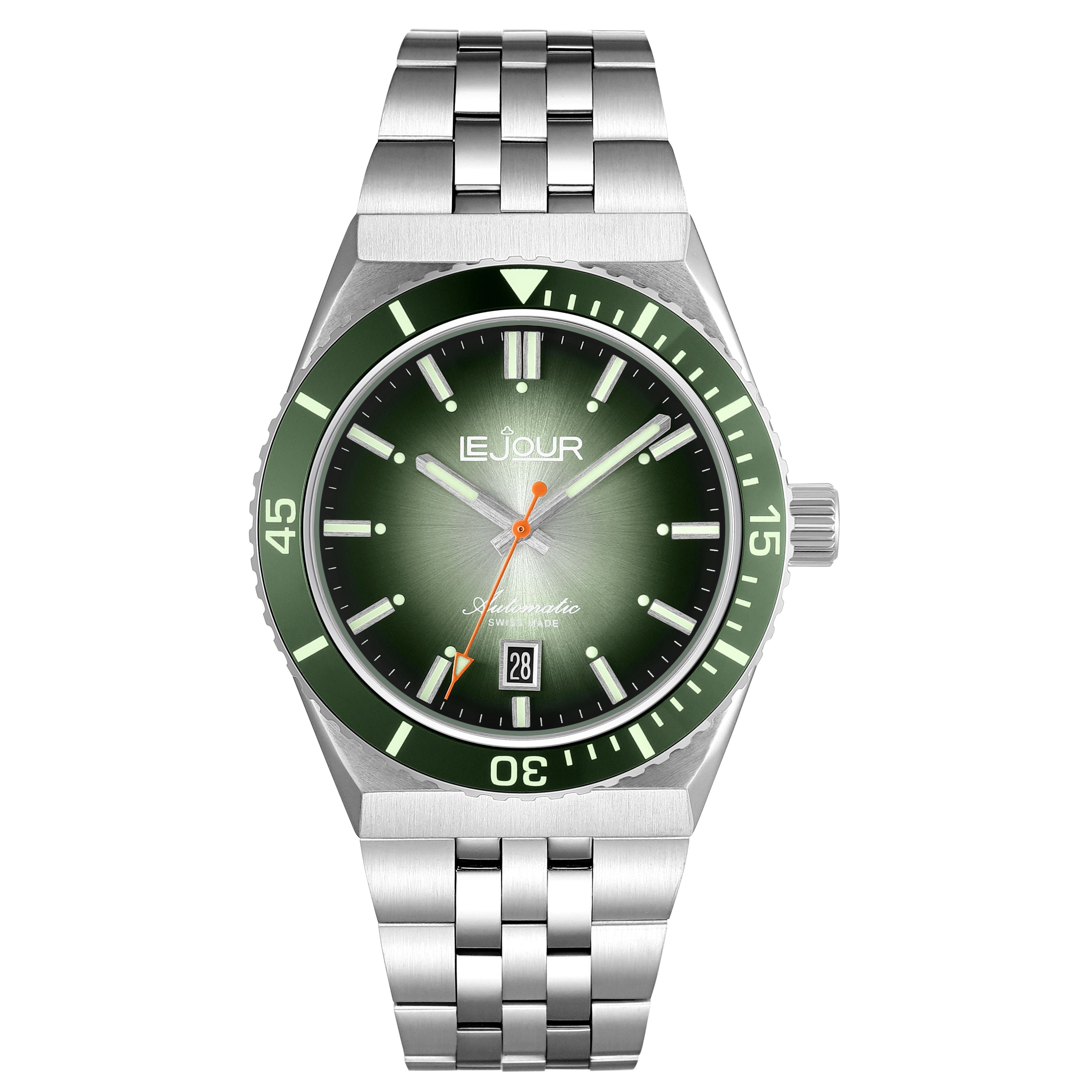 LeJour Delmare LJ-DM-002 orologio verde automatico