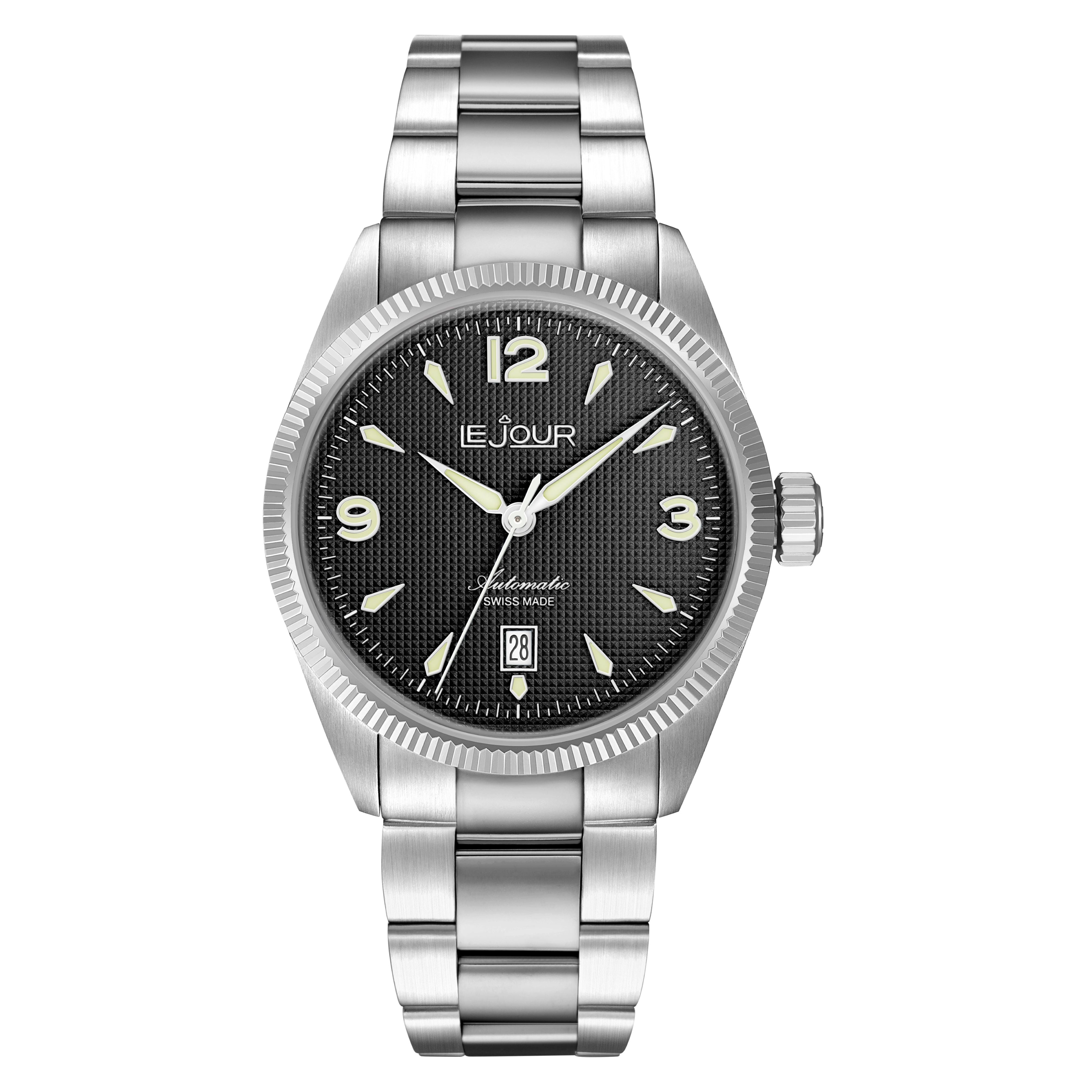 LeJour Brooklyn LJ-BR-001 orologio automatico nero 40mm